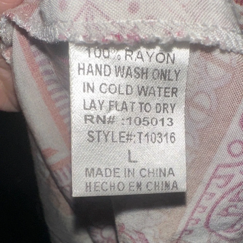 Savanna Jane Lg Multicolor Patterned Top - Picture 4 of 4